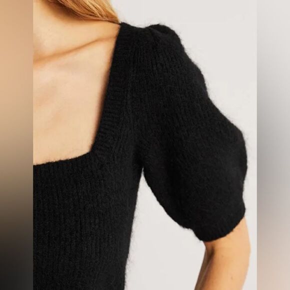 Boden Square Neck Fluffy Sweater NWT - Picture 3 of 16